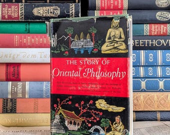 ヴィンテージ『東洋哲学物語』ハードカバー本、1928年