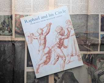Raphael and His Circle Drawings Windsor Castle Vintage Art Book 1999 Renaissance Drawings Museum