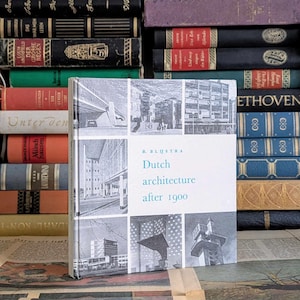 Dutch Architecture After 1900 Vintage Art Book Printed in the Netherlands 1966. Architecture Books - Dutch Design - Small Art Book