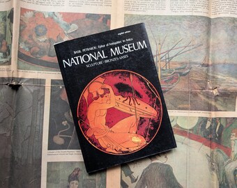 National Museum: Sculpture, Bronzes, Vases 1981 Vintage Greek Art & Archaeology Book