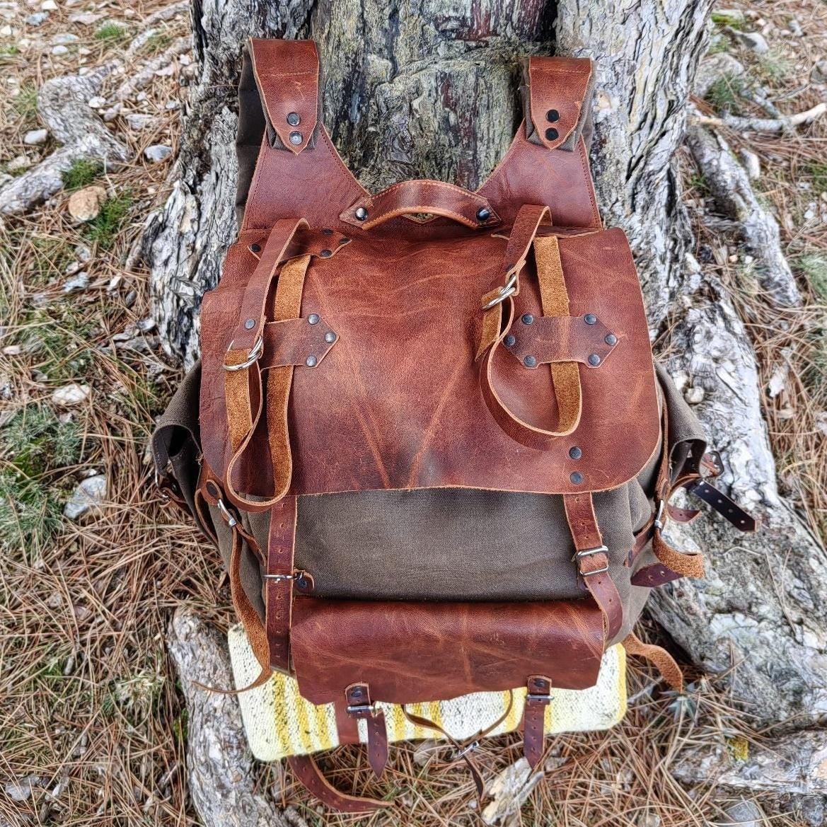 Waterproof Leather Backpack - Etsy Waterproof Leather Backpack - Etsy