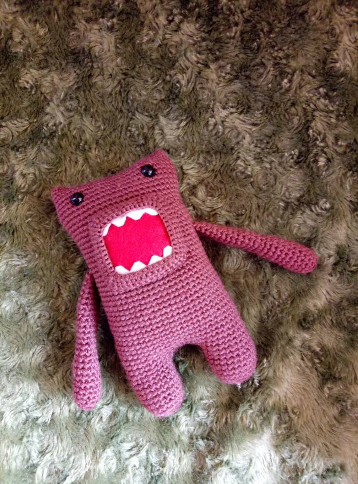 Domokun. Domo kun crochet. Domokun soft toy. Domokun monstr. | Etsy