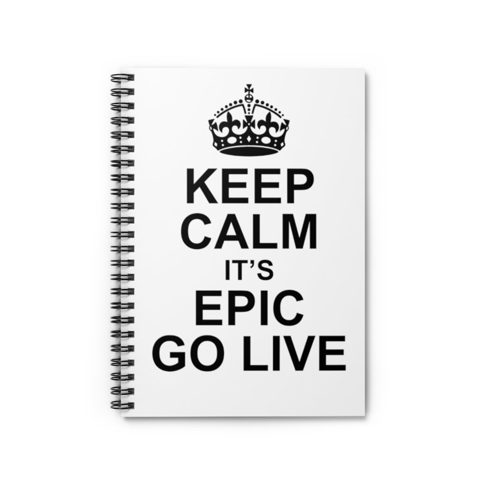 Epic Go Live Notebook Ruled Line Go Live Notebook Epic Etsy