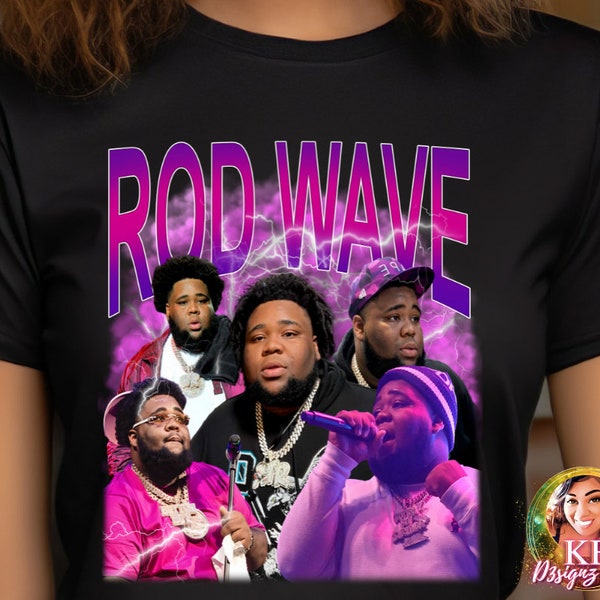 ROD WAVE T Shirt Design, Rod Wave Nostalgia 2023 Rap Music, Retro Tour Nostalgia 2023, Rod Wave 2023 Concert, Rod Wave DTF Transfer