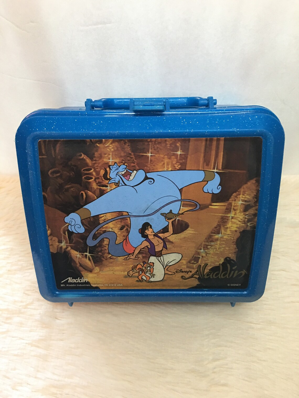 1992 Disneys Aladdin Lunch Box with Thermos Etsy