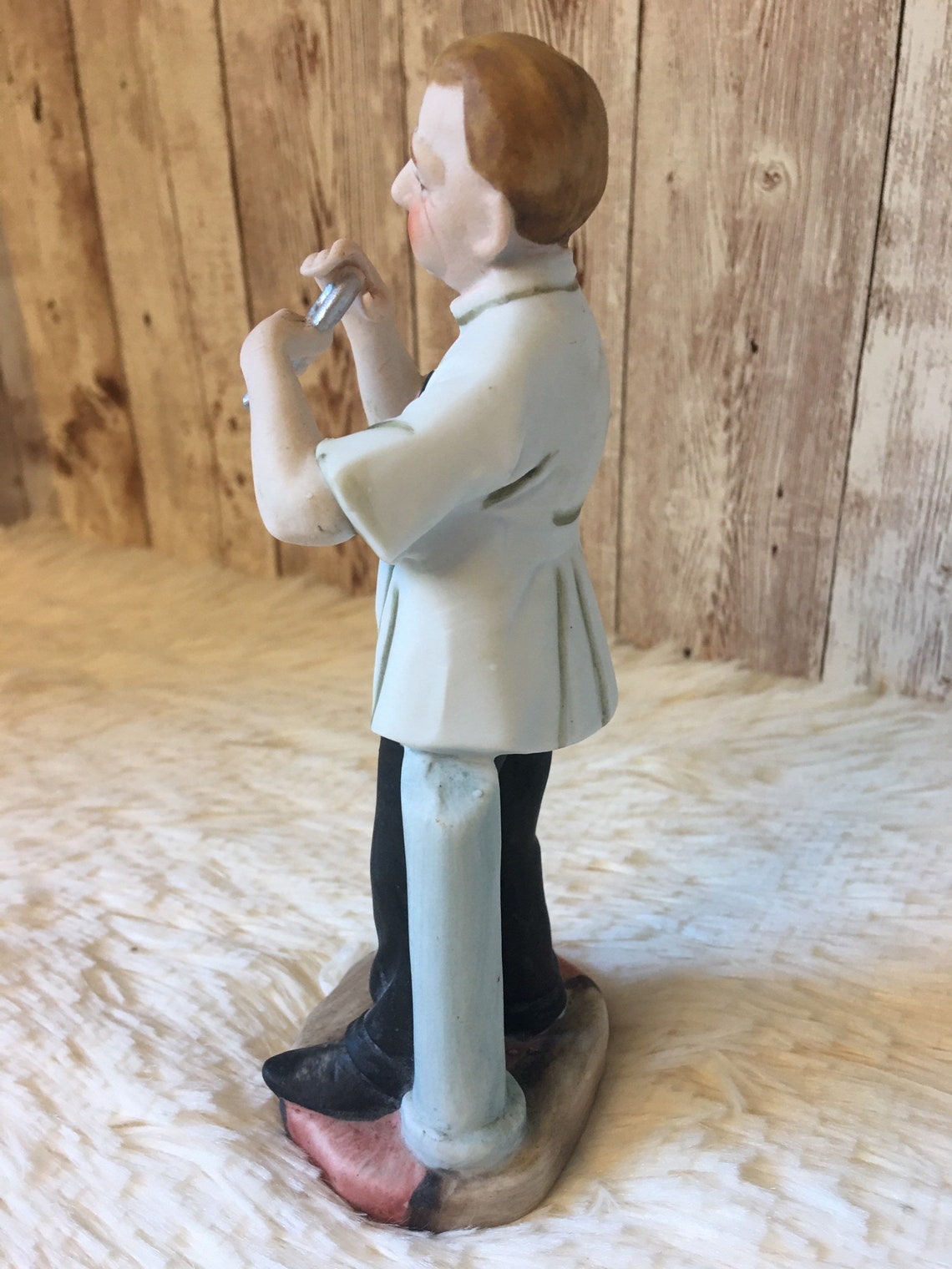 Vintage Porcelain Dentist Figurine Etsy