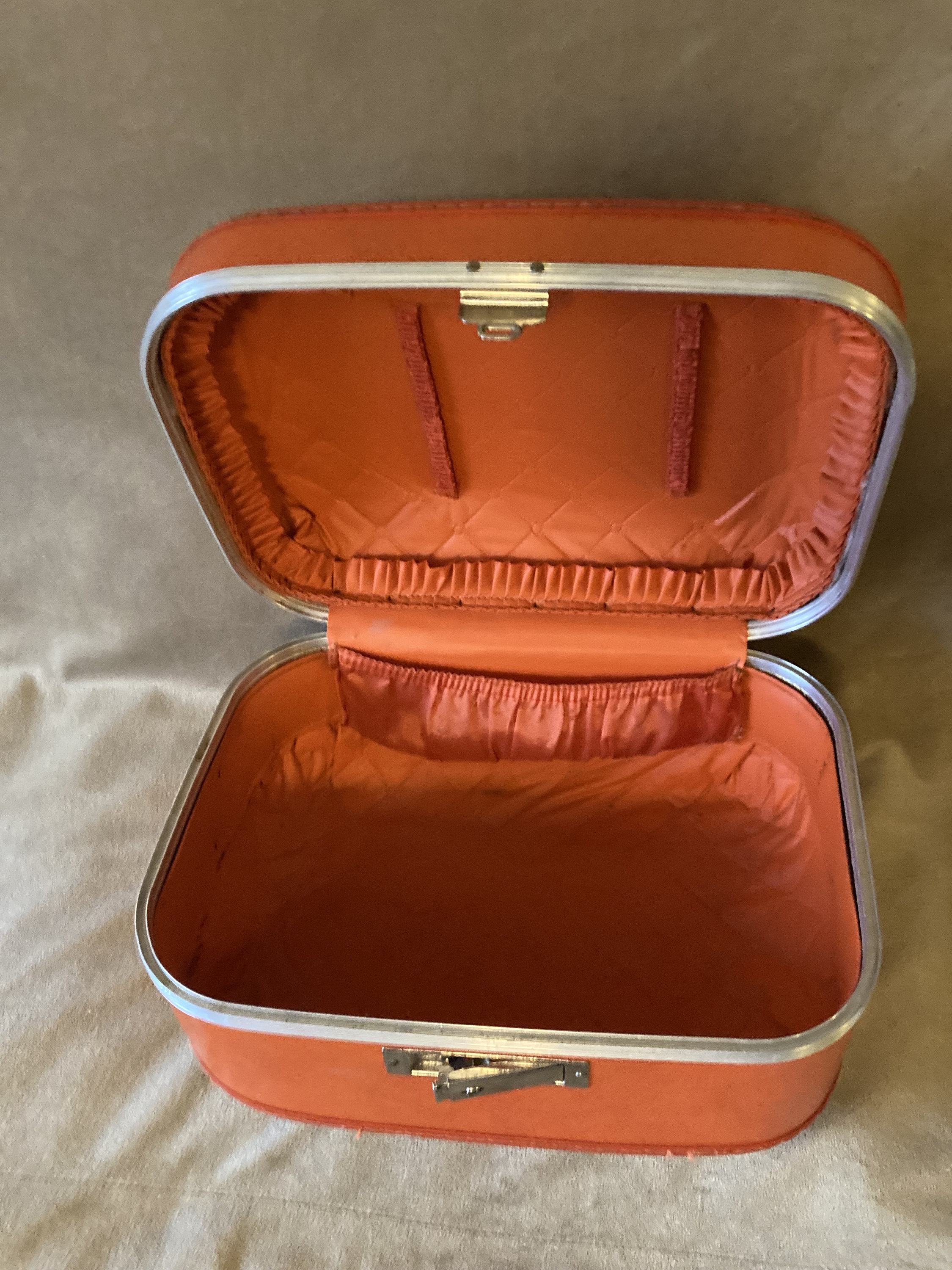 Unique Citrus Orange Train Case, Vintage Orange Train Case Etsy