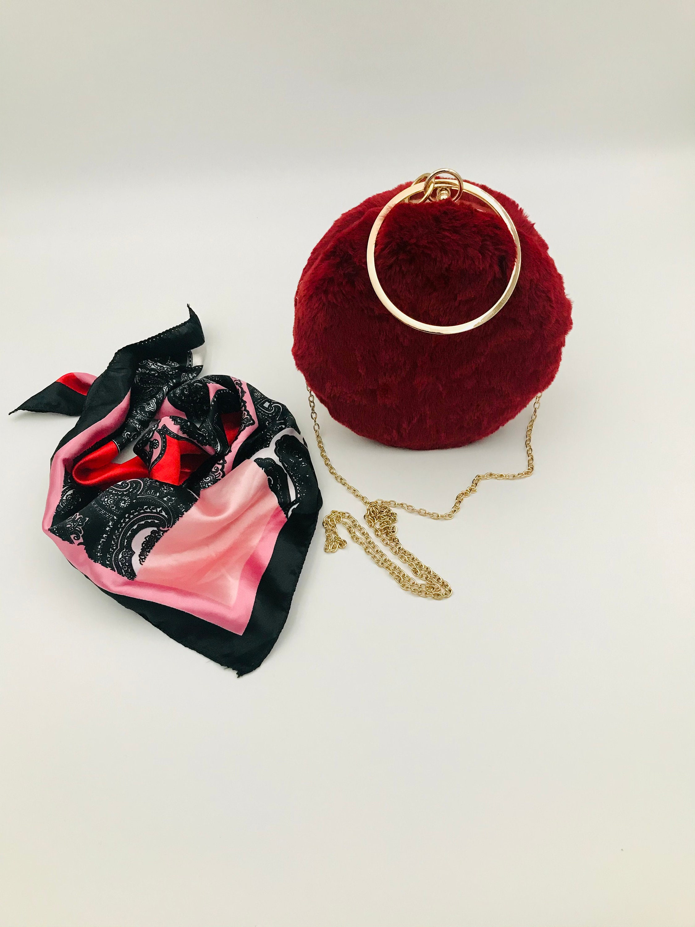 scarf and bag set