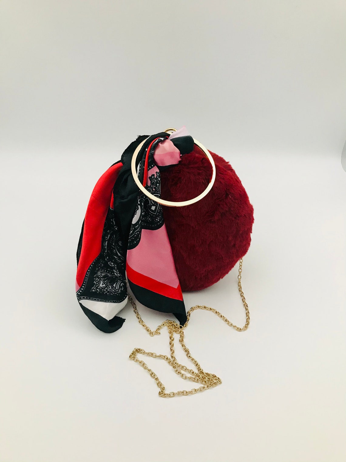 scarf and bag set