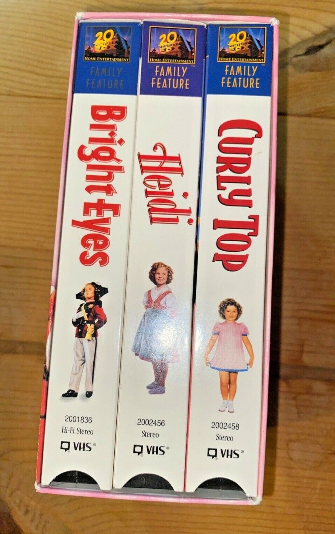 Vintage VHS Tapes Box Set Shirley Temple Movie Collection Vol Etsy