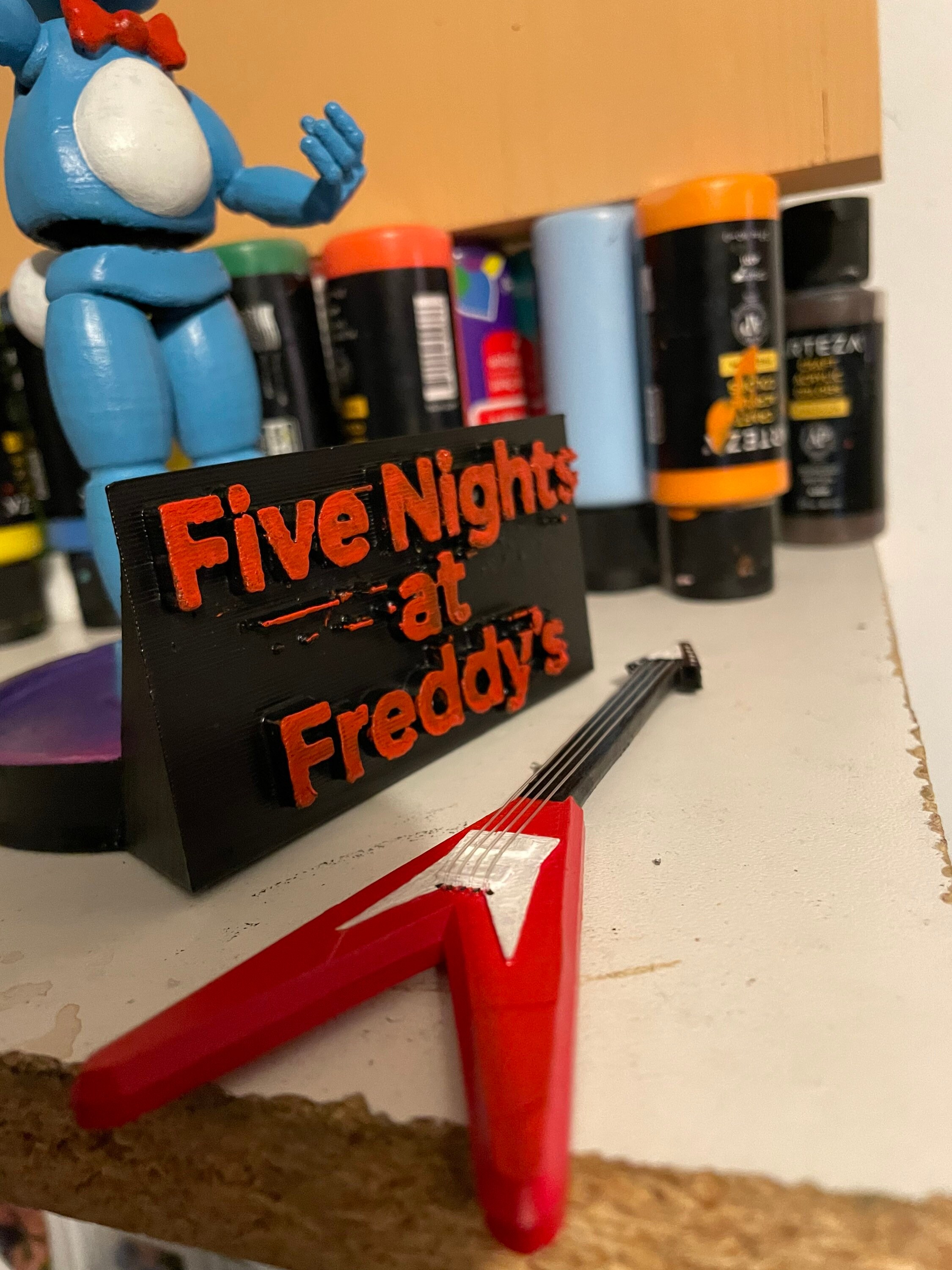 Five Nights at Freddys toy Bonnie Horror Game Art Sculpture