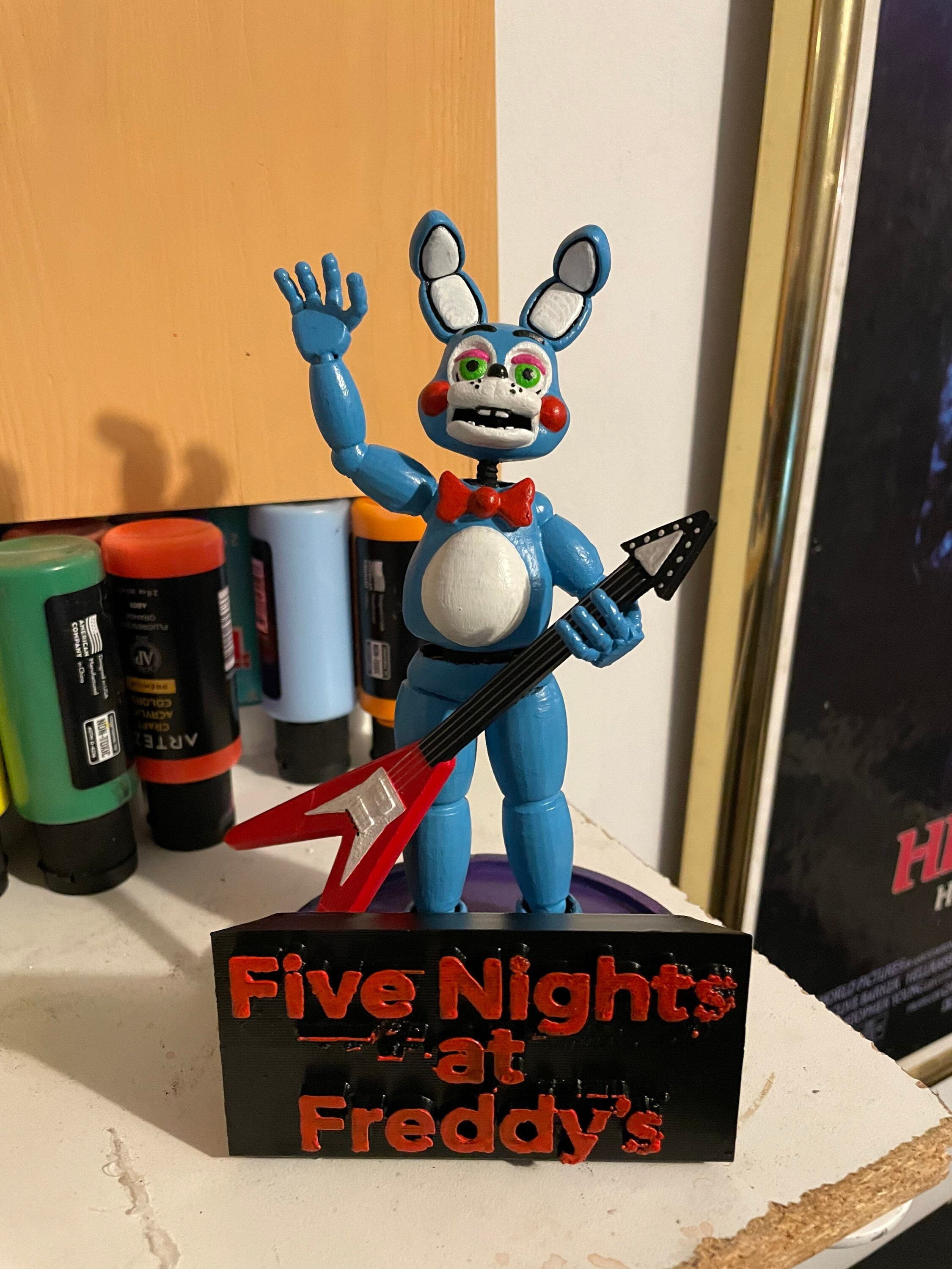 Five Nights at Freddys toy Bonnie Horror Game Art Sculpture