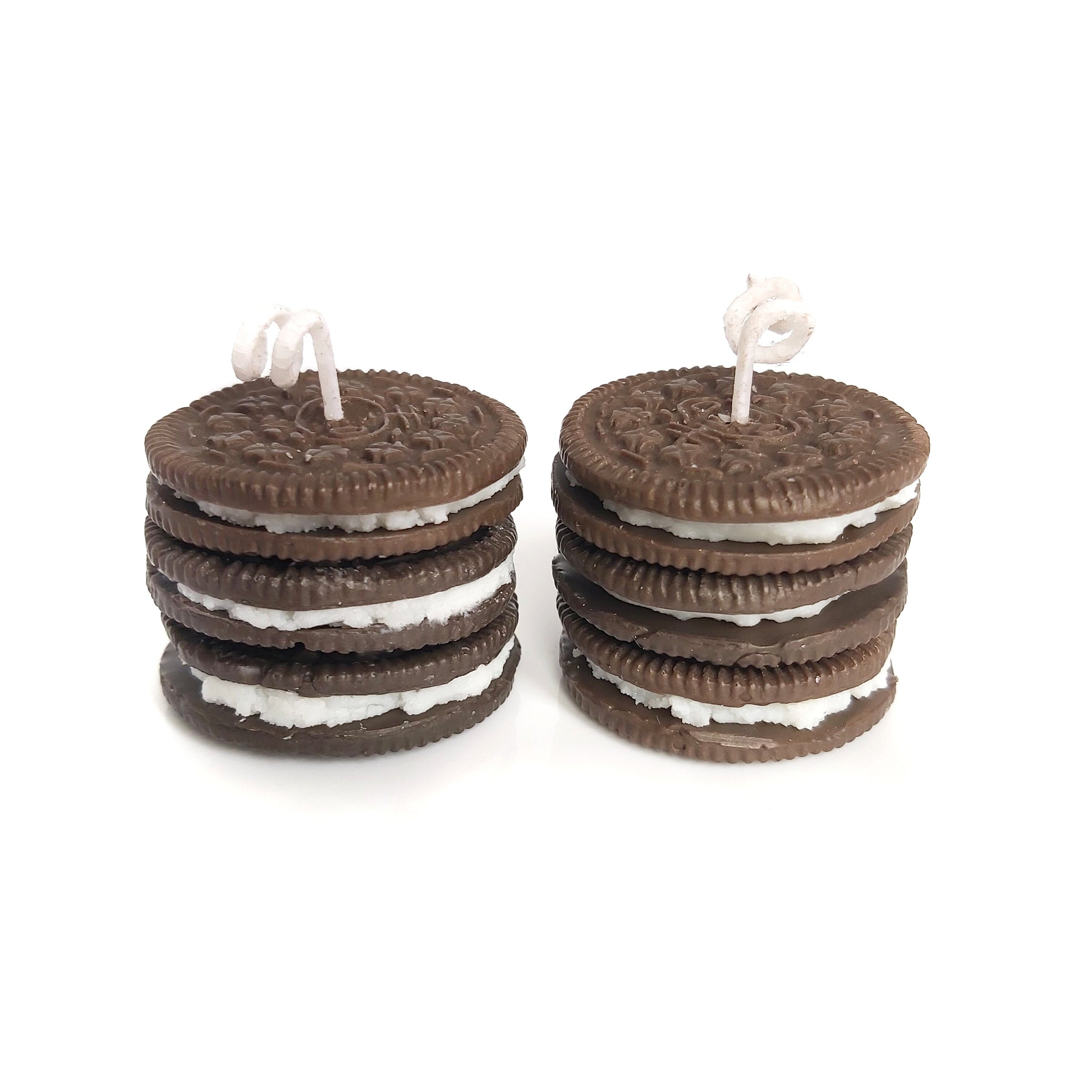 Oreo Biscuit Candles Chocolate Biscuits Cookies Candle Etsy