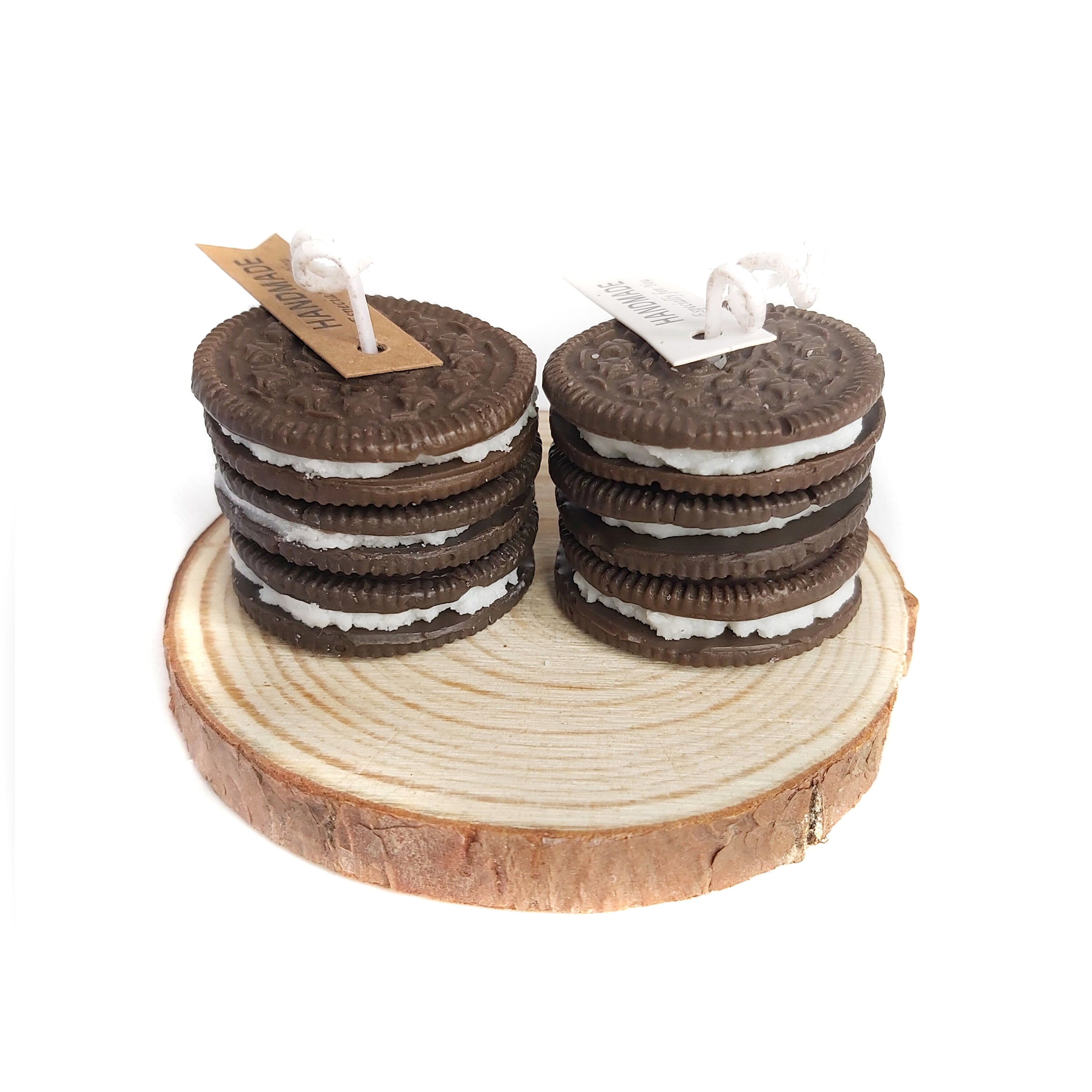 Oreo Biscuit Candles Chocolate Biscuits Cookies Candle Etsy
