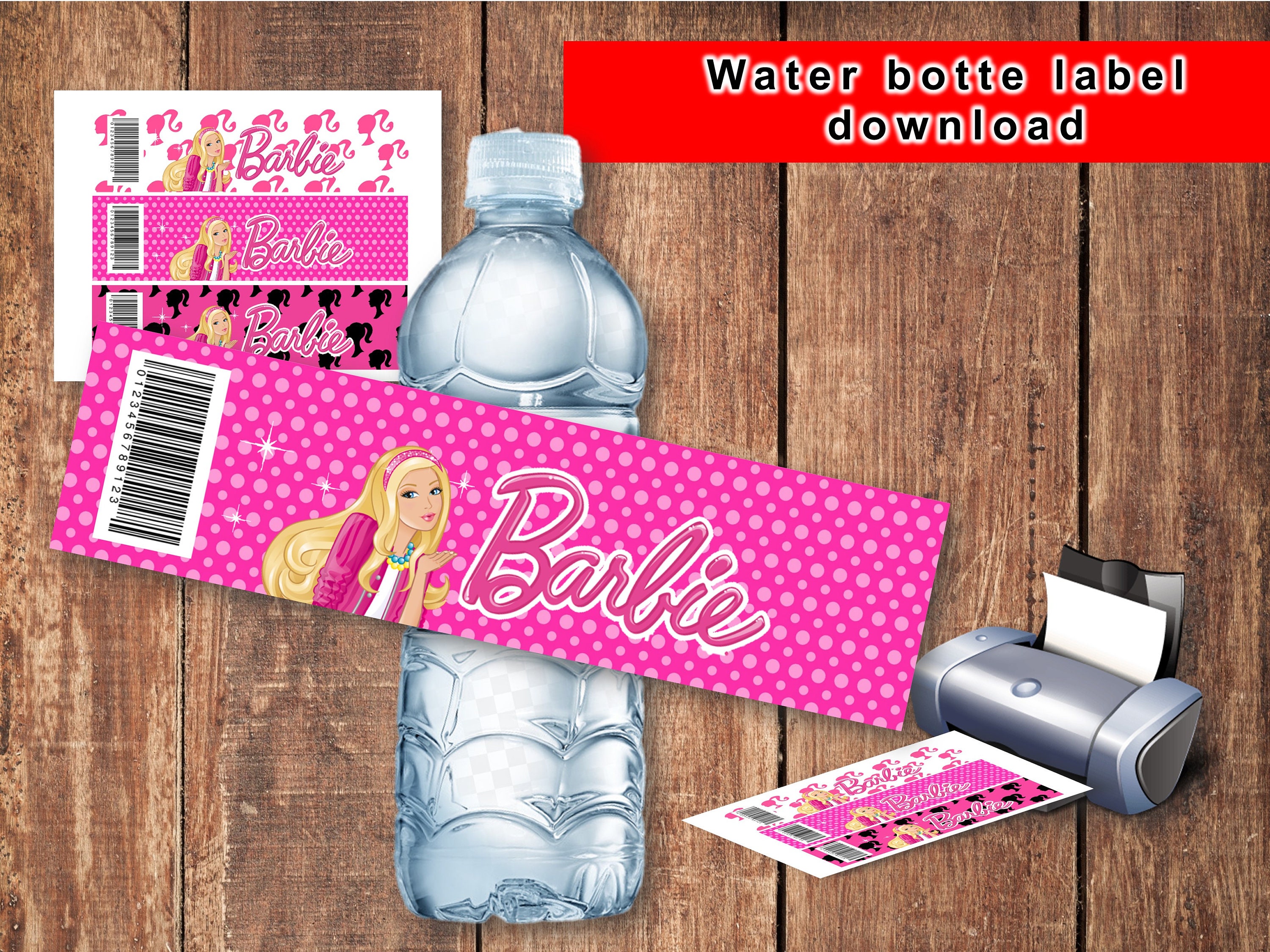 barbie-water-bottle-label-printable-barbie-water-labels-etsy