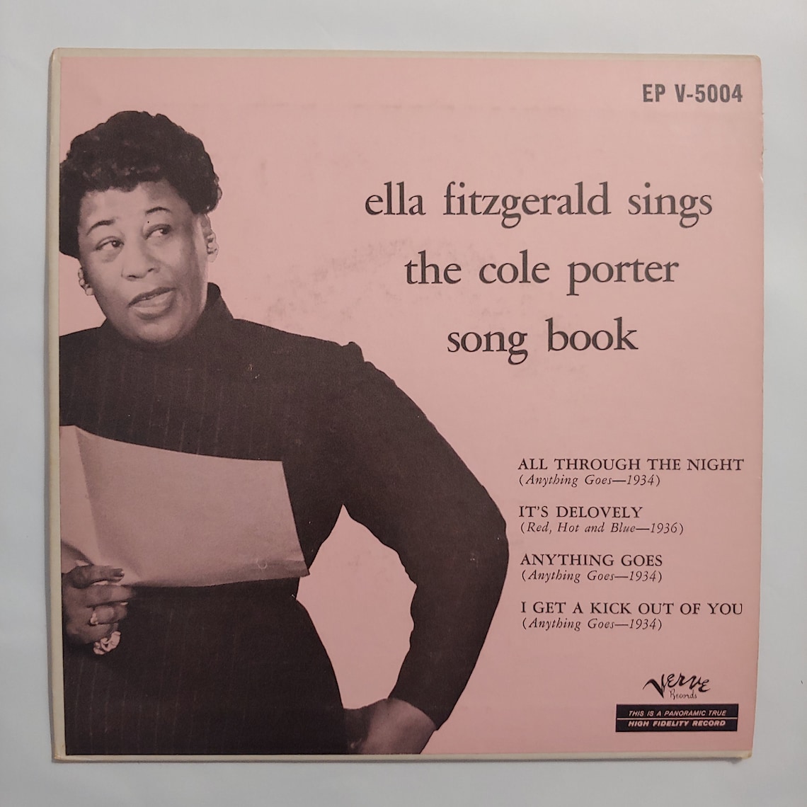 Ella Fitzgerald Sings the Cole Porter Songbook 7in. Vinyl Etsy