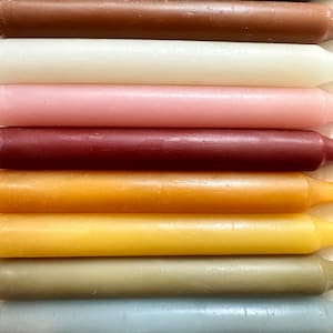 Pure Beeswax Chime Candles Gorgeous Homemade Witch/Pagan/Wiccan Candles for Manifestation, Ritual and Spell Casting image 2