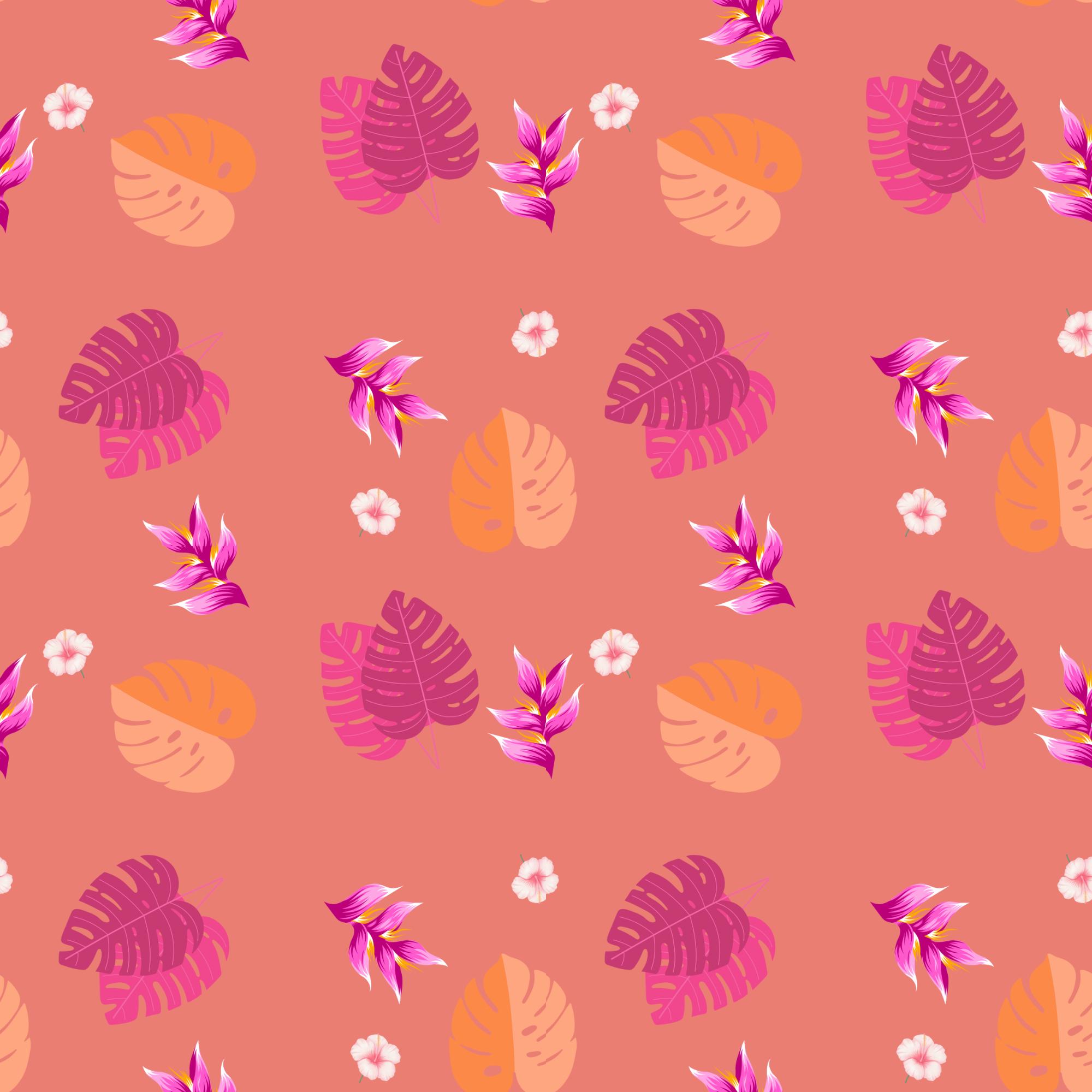 Tropical Seamless Pattern Digital - Etsy