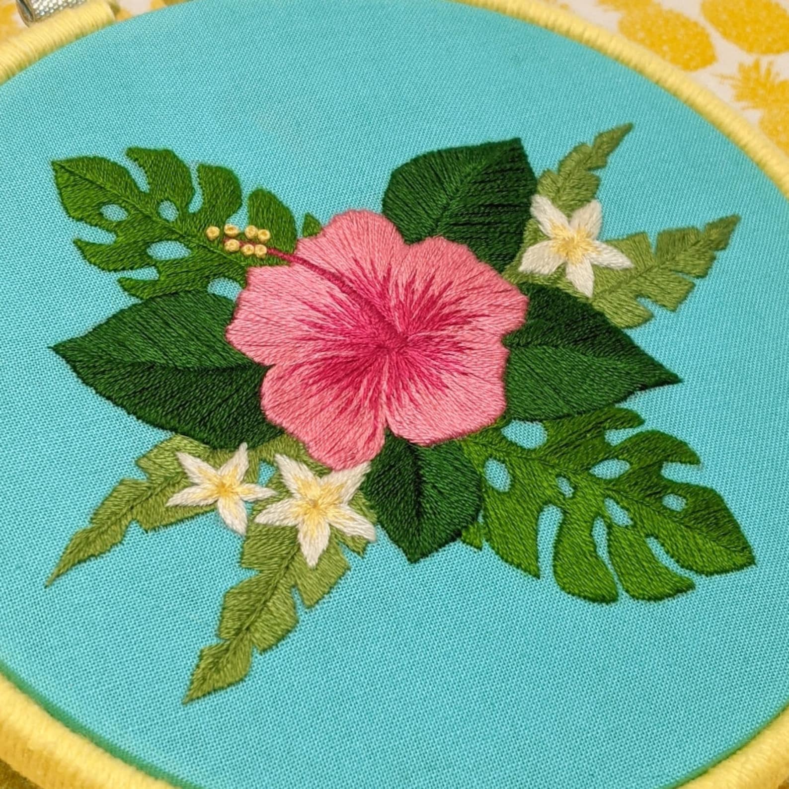 Hibiscus flower embroidery pattern pdf download  etsy Hibiscus flower embroidery pattern pdf download  etsy