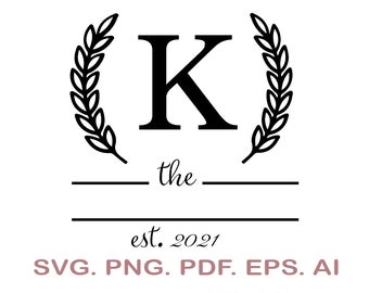 Download Floral Letter K Svg Etsy