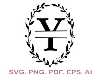 Download Y Monogram Svg Etsy