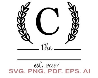 Download Split Letter C Svg Etsy