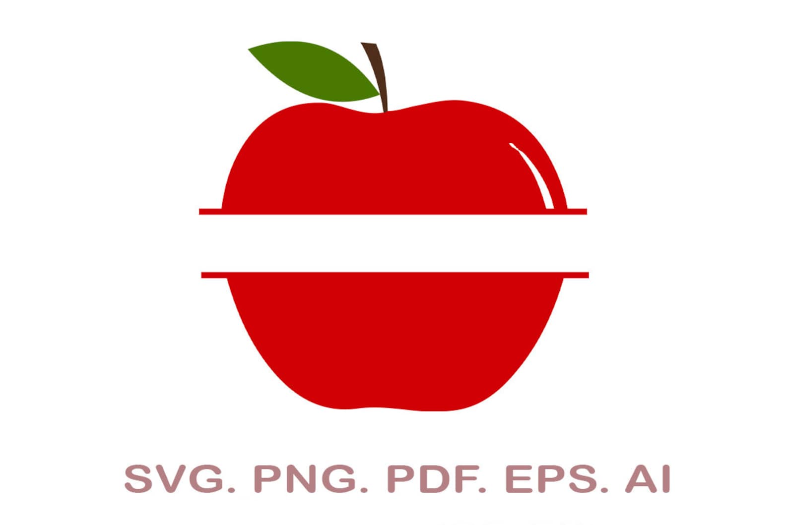 Apple Svg Apple Clipart Teacher Svg School Svg Silhouette - Etsy