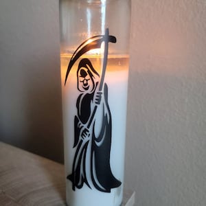 Unscented Santa Muerte Candle