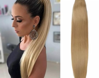 Short Straight Hair Ponytail hair extensions