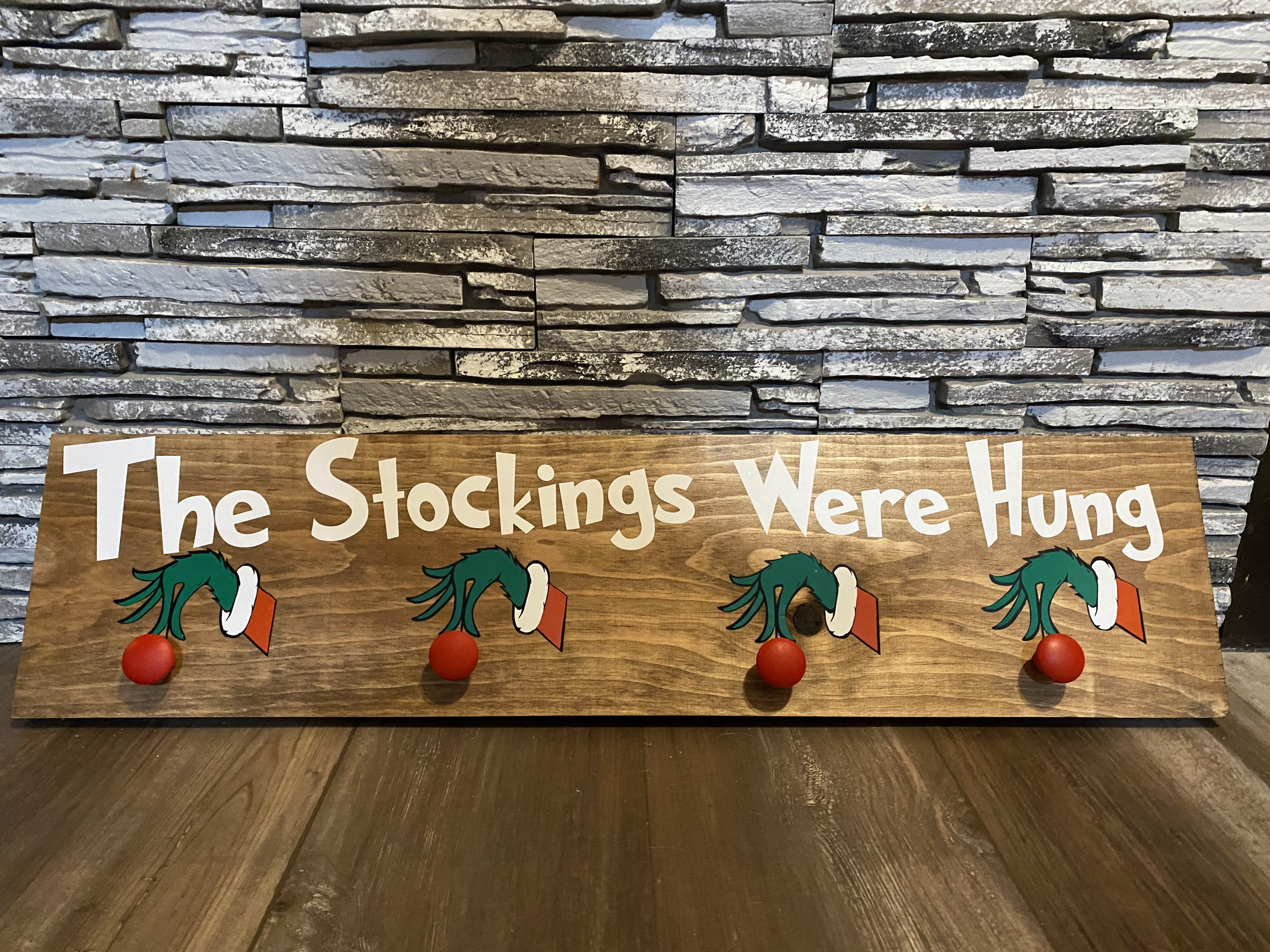 Grinch Stocking Holder/the Grinch/grinch Decor/stocking Etsy Canada