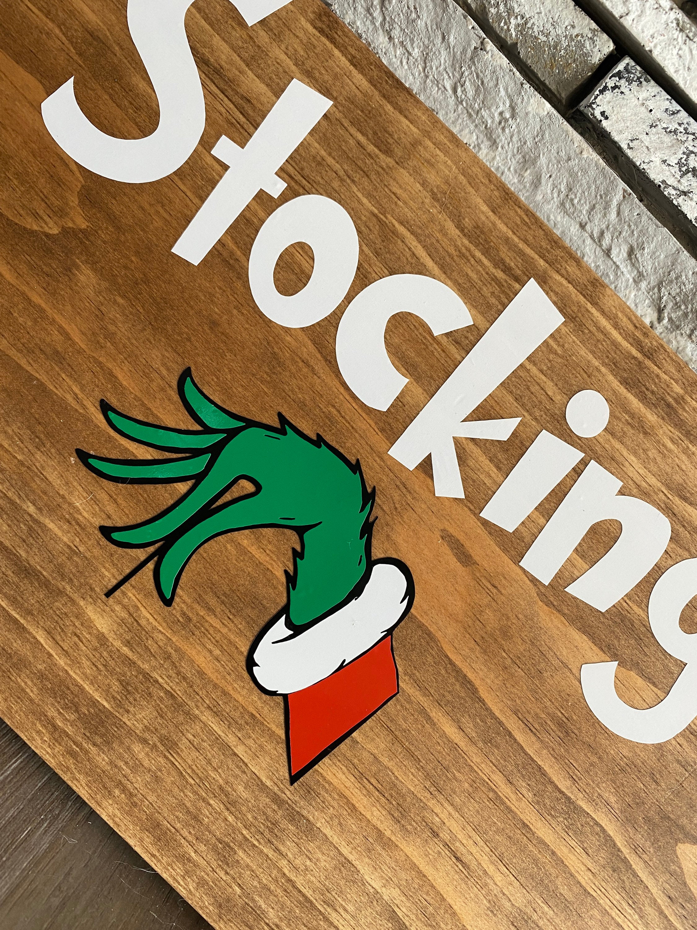 Grinch Stocking Holder/the Grinch/grinch Decor/stocking Etsy Canada