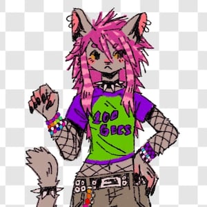 Comissões de arte furry esboçadas