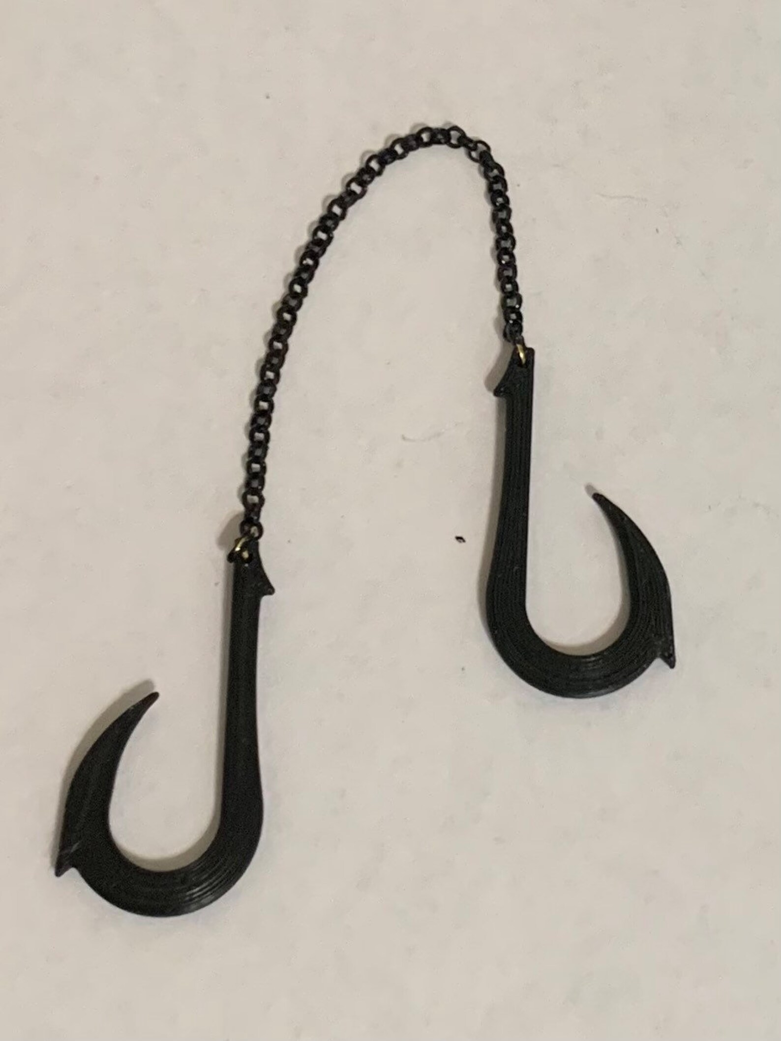 Fish Hook Torture Chain Weapon Miniature 112 Scale for Action Etsy