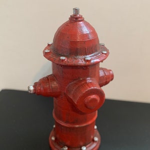 1:12 Scale Fire Hydrant Prop Miniature For Action Figure