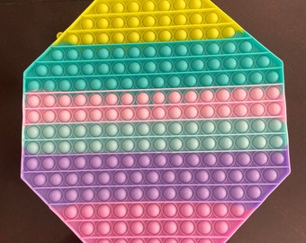 Extra stor 28 cm Pop it fidget-leksak Jumbo Push Pop, Fidget sensorisk leksak