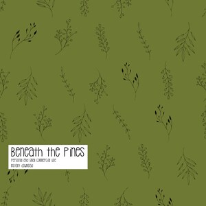 Herbal Sketch Seamless Pattern - digital pattern - digital paper