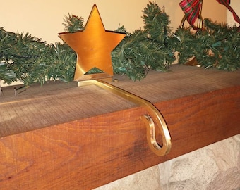 Stocking Holder Solid Brass