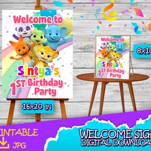 Welcome Sign Word Party Word Party Birthday Welcome Sign Word Party Birthday Party Welcome Sign For Party image 3