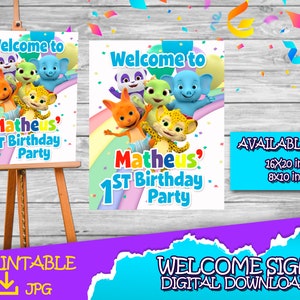 Welcome Sign Word Party Word Party Birthday Welcome Sign Word Party Birthday Party Welcome Sign For Party image 5