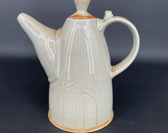 Vintage Studio Pottery Teapot Signed by Artist 2012