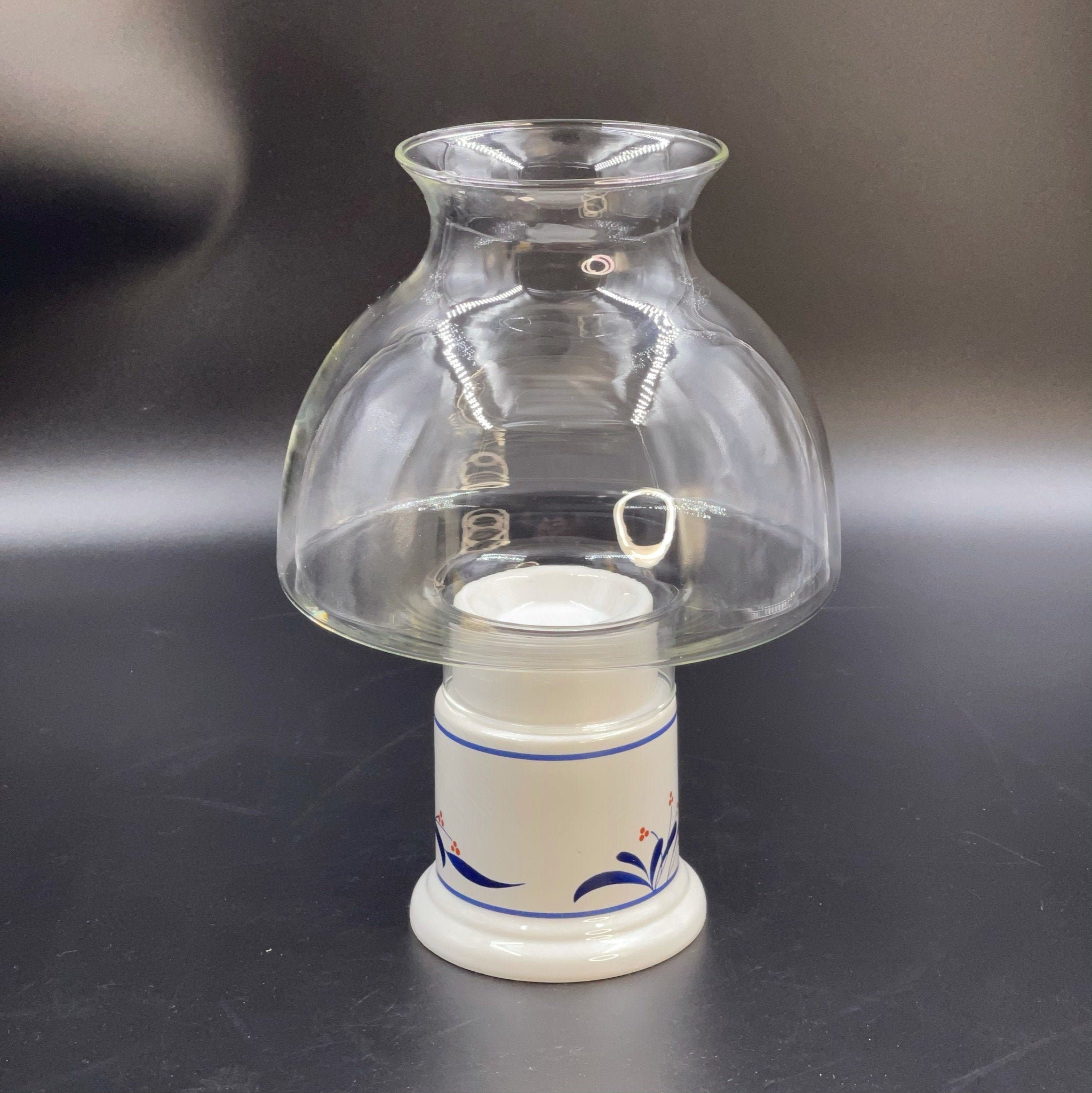Vintage Towle Gailstyn sutton Ceramic Hurricane Lamp Candle Holder