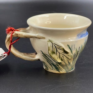 Julia Killova Vintage Russian Tea Ceremony Ceramic Hand painted Cup