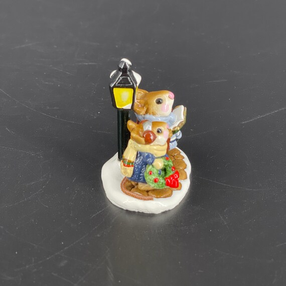 Wee Forest Folk LAMPLIGHT CAROLERS M-86, 1982 Christmas Caroling