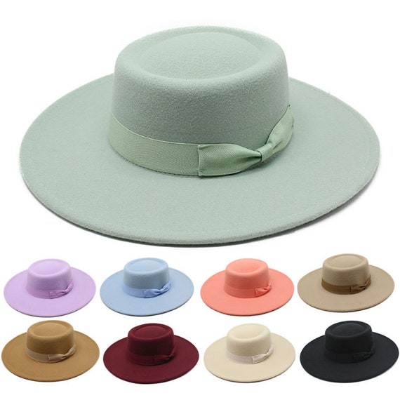 Circular Concave Tweed Hat8.5cm Top Hat 