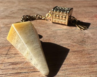 Dreamy Citrine Pendulum | Handmade | Dowsing Pendulum | Divination Spiritual Tool