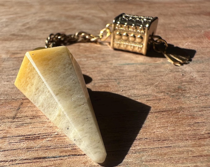 Dreamy Citrine Pendulum | Handmade | Dowsing Pendulum | Divination Spiritual Tool