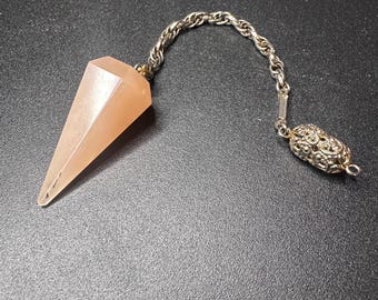 Peach Aventurine Dowsing Pendulum | Connect with your Intuition | Fidget Spinner or Spiritual Tool