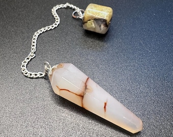 Carnelian Pendulum for Dowsing | Intuition and Spiritual Support Tool
