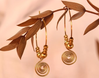 Boucles d'oreilles créoles Orbetello