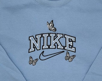 nike vintage blue sweater